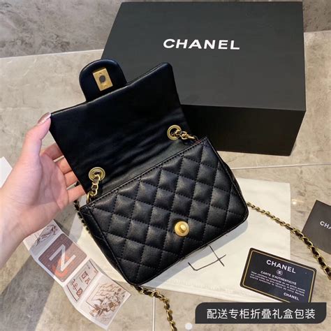 chanel mini flap bag lambskin & gold-tone metal|chanel mini flap bag beige.